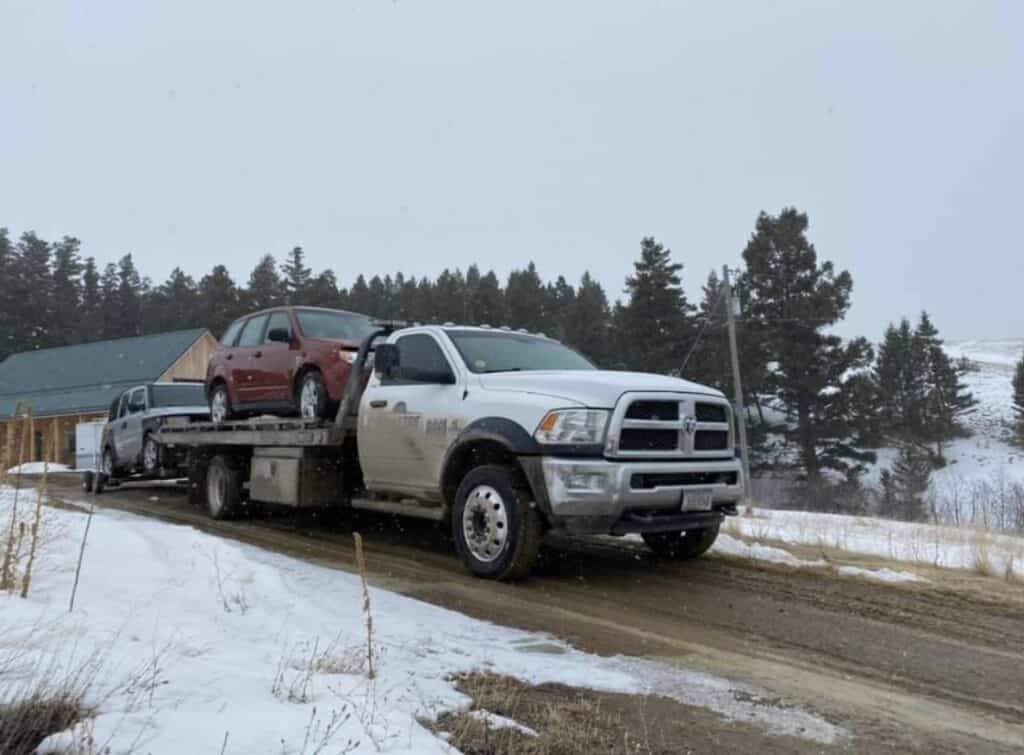 Flatbed Towing Truck