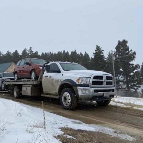 Flatbed Towing Truck